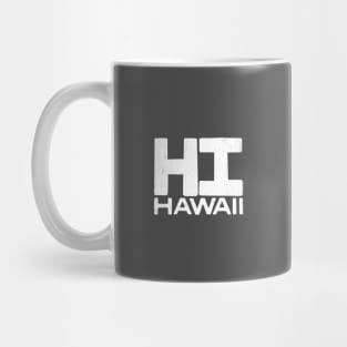 HI Hawaii State Vintage Typography Mug